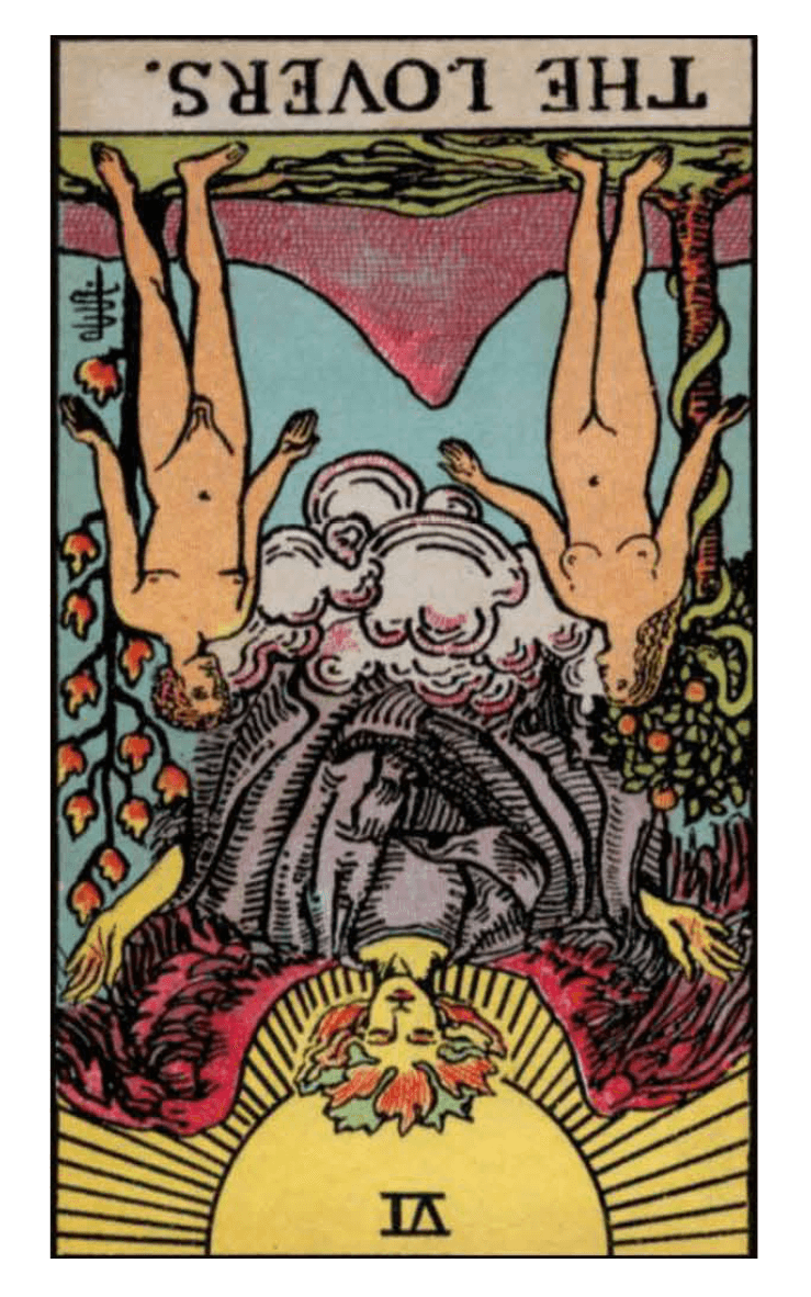 The Lovers Tarot Card Reversed