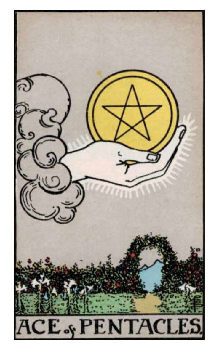 Ace of Pentacles Tarot Card