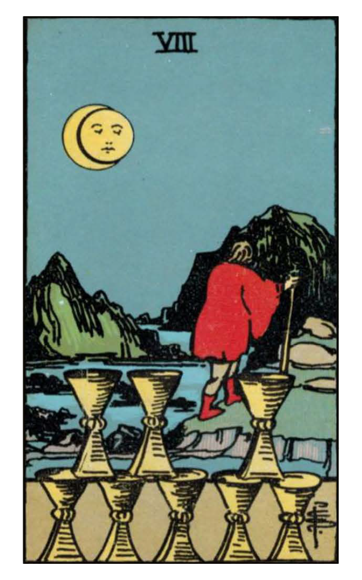 Eight of Cups Tarot Card