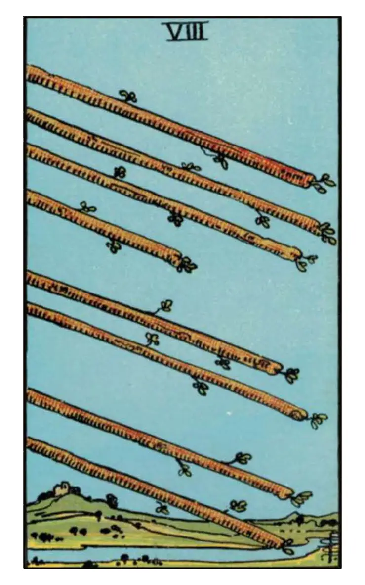 Eight of wands