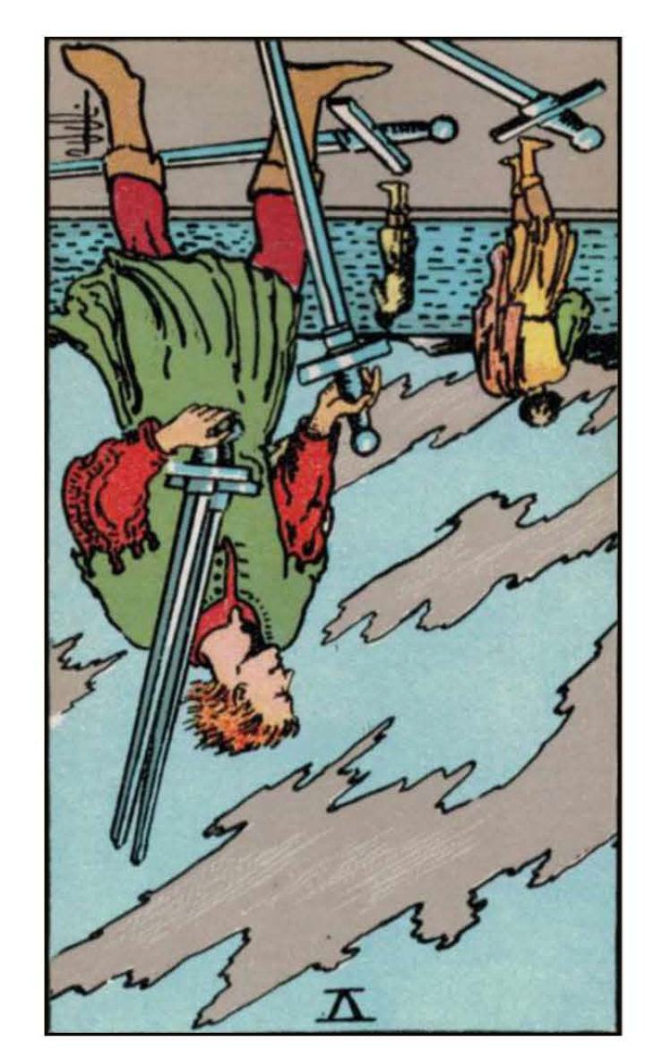 Five of swords reversed