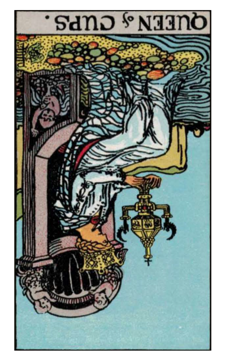 Queen of cups reversed