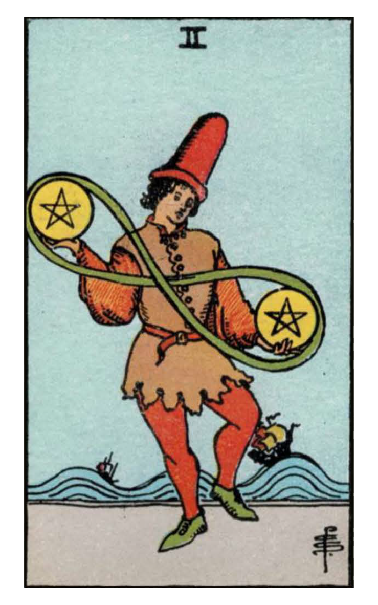 Two of Pentacles Tarot Card