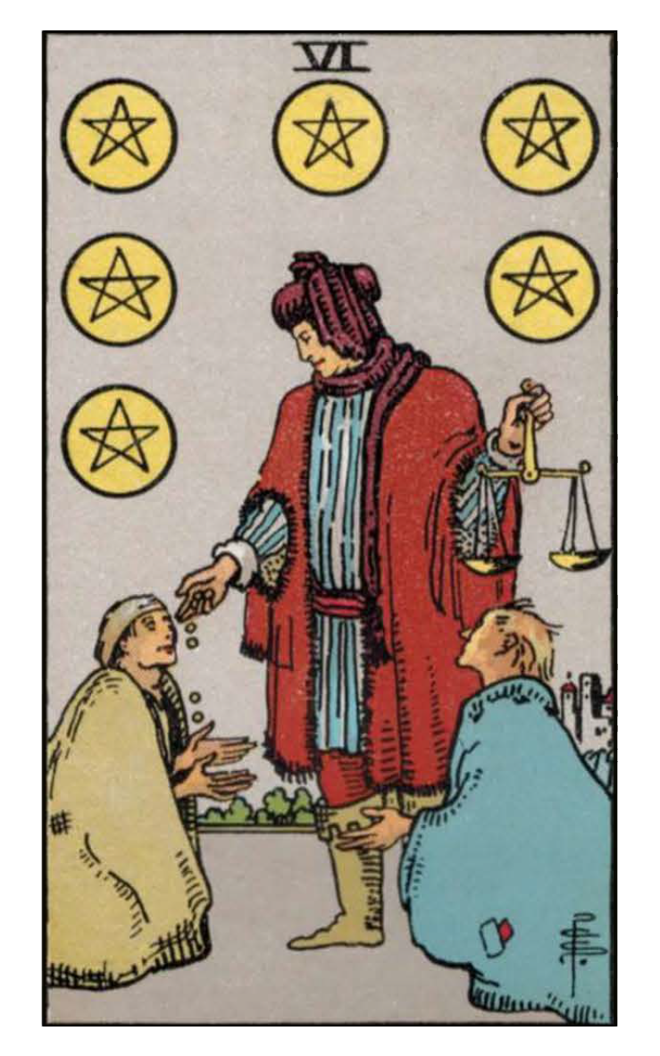 six of pentacles